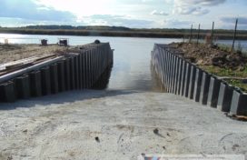 Строительство слипа на Ладожском озере