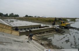 Строительство слипа на Ладожском озере