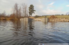 Строительство СЛИП на озере Великое