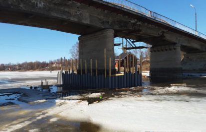 Ремонт опор моста